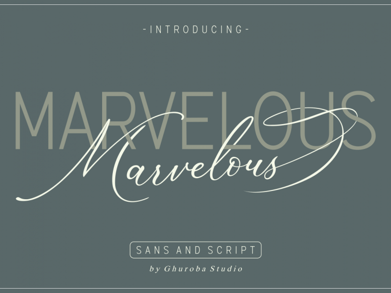 The Marvelous Font Duo