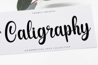 Caligraphy Font by Garcio · Creative Fabrica