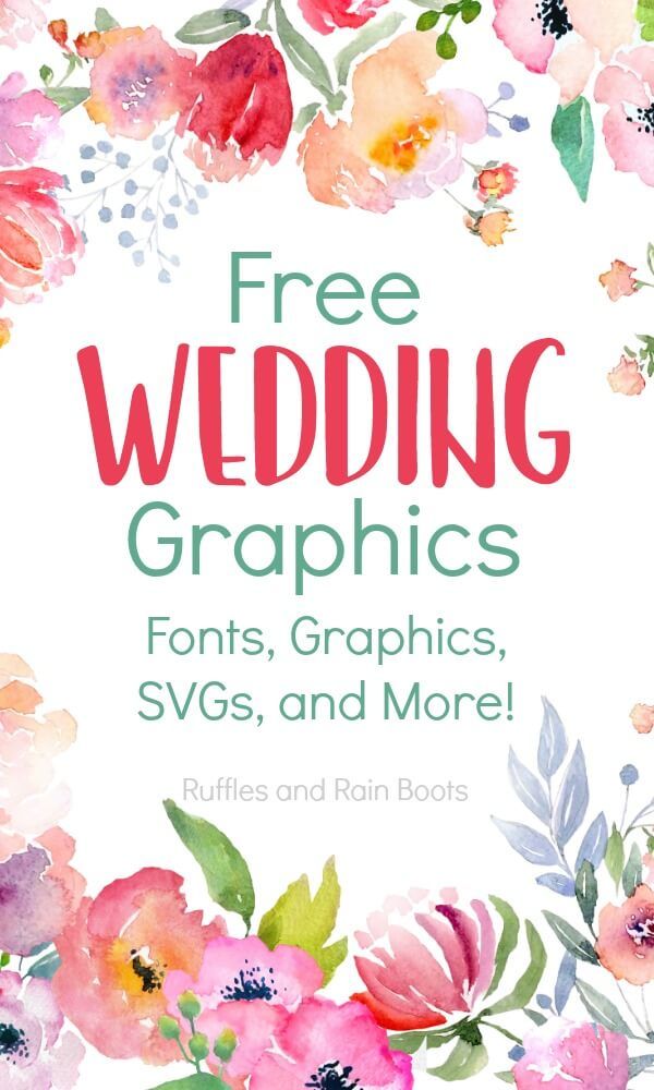 Free Wedding Fonts and Free Wedding Clipart