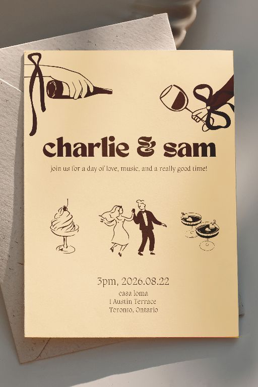 Wedding Invitation Canva Template — Editable Digital Invite