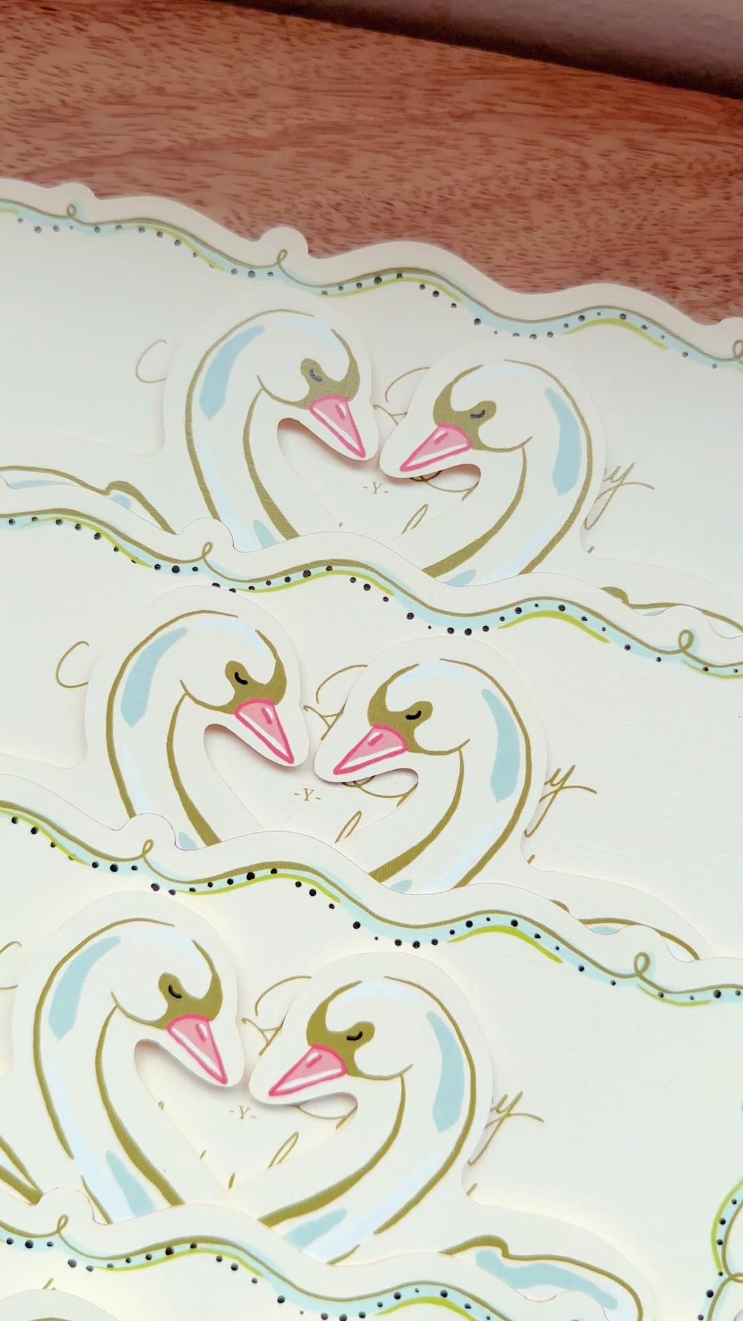 Custom Swan Wedding Invitations | Elegant & Romantic Stationery