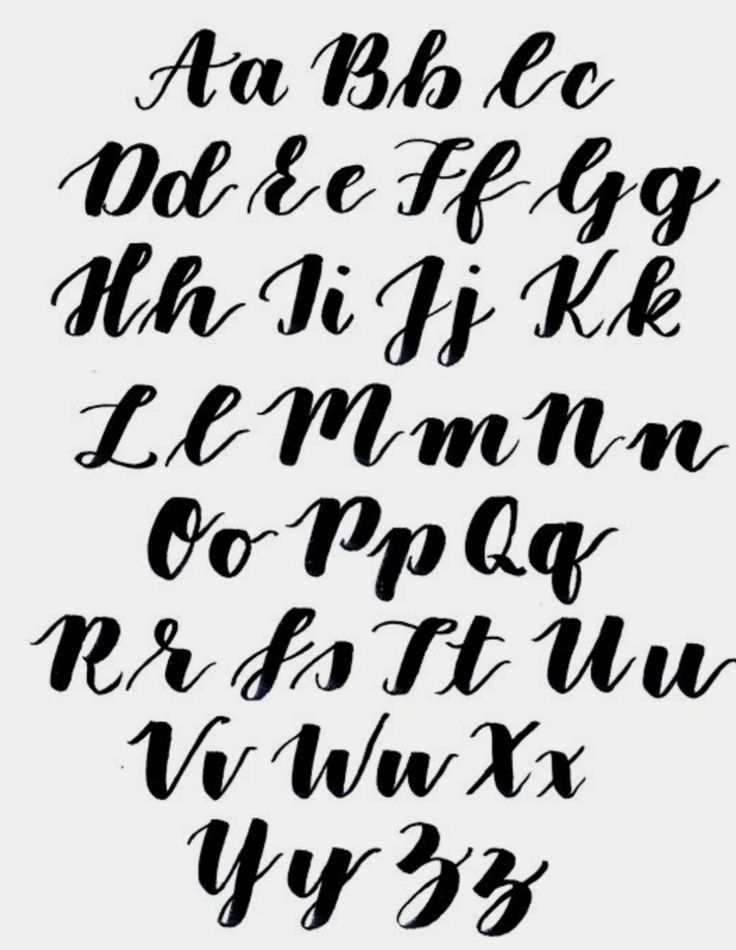 Abecedario En Lettering  4D5