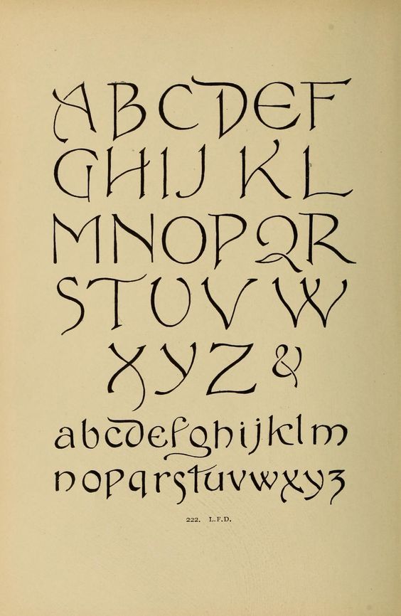 Alphabets old and new, for the use of craftsmen : Day, Lewis Foreman, 1845-1910