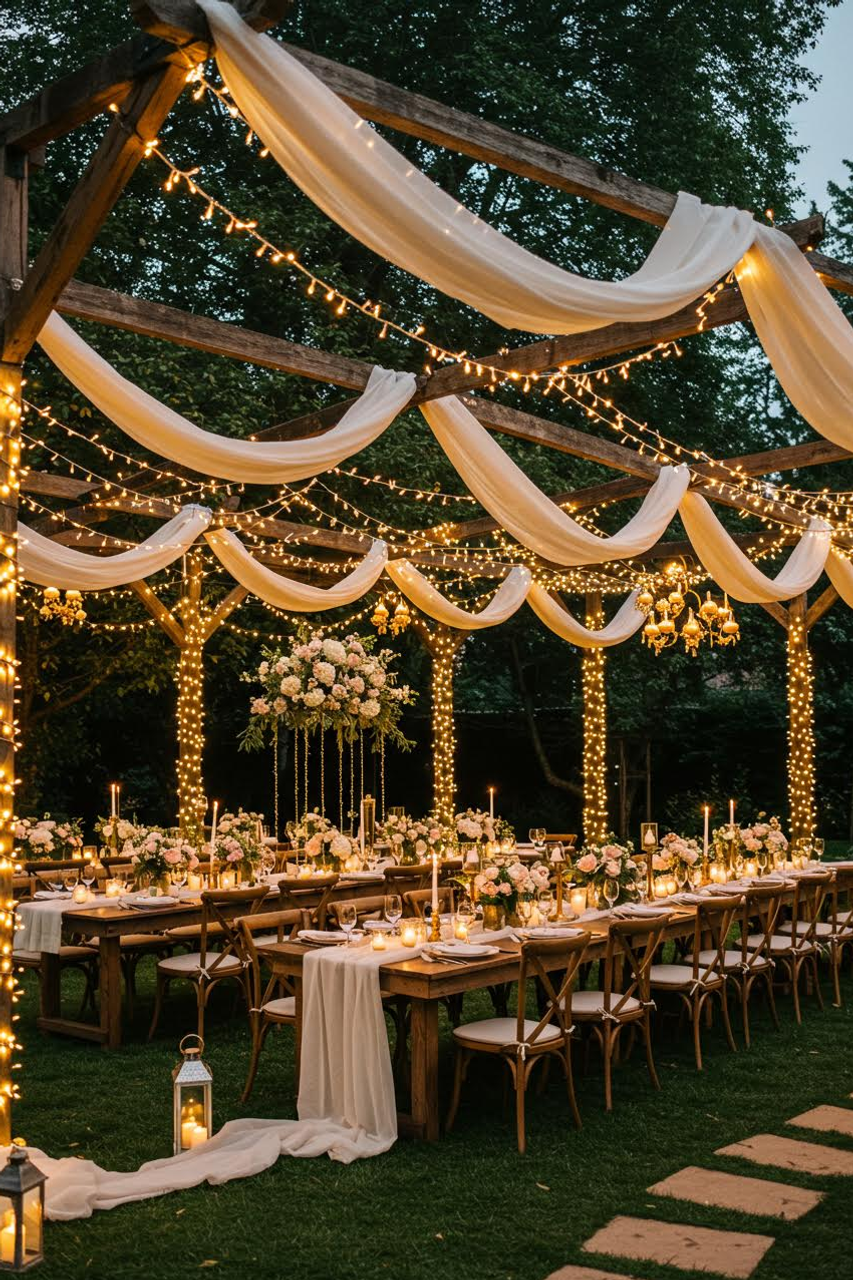 Garden Wedding Receptions for a Magical Fairy Tale Celebration