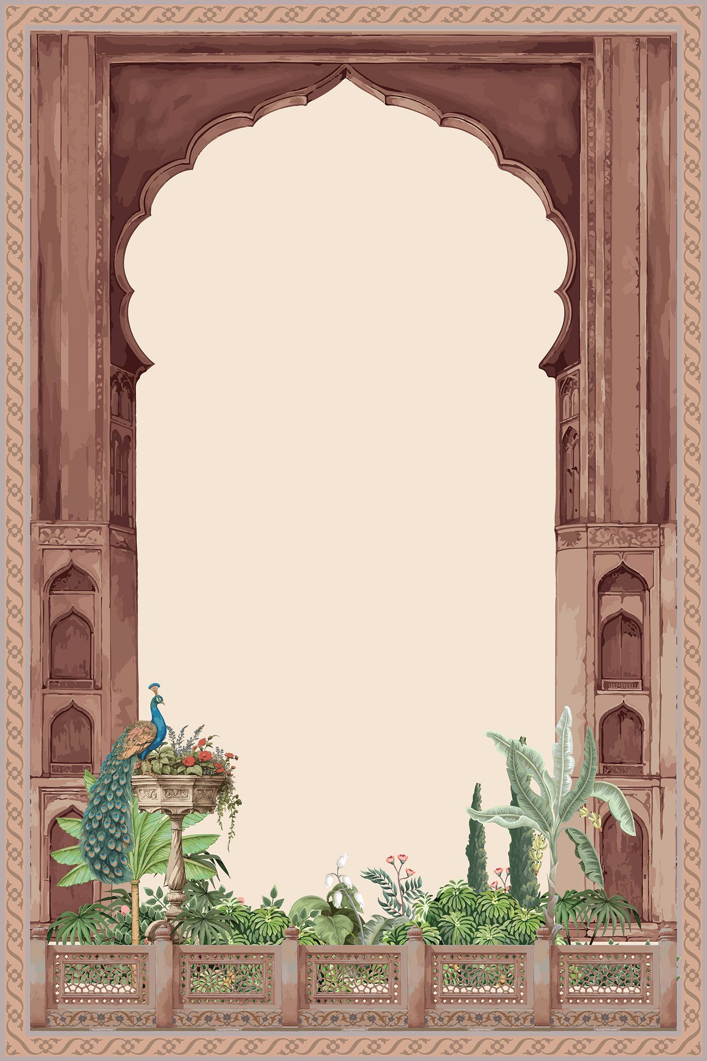 Traditional Mughal Wedding Frame