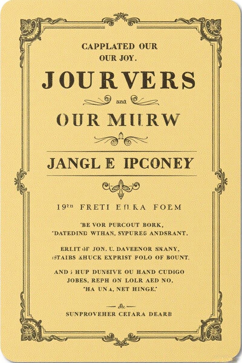 Vintage Wedding Invitation Card