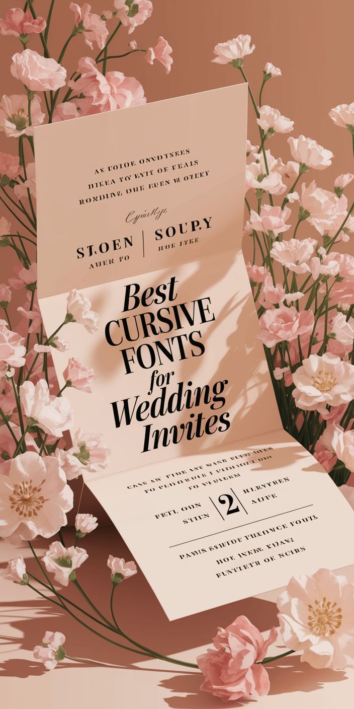 Best Canva Cursive Fonts for Wedding Invitations (Elegant & Timeless)