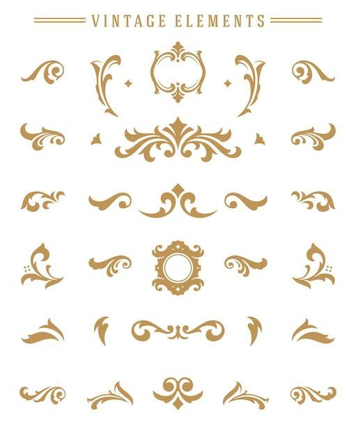 Royal Design Pattern, L’art Nouveau, Vintage Patterns D