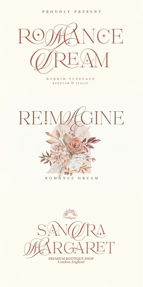 Romance Dream — Hybrid Font