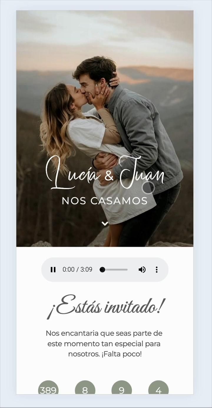 Invitaciones de boda digitales