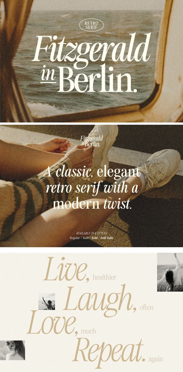 Fitzgerald — Retro Serif Font