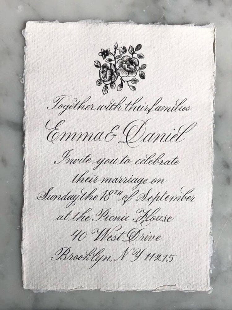 The Timeless Charm of Handwritten Wedding Invitations