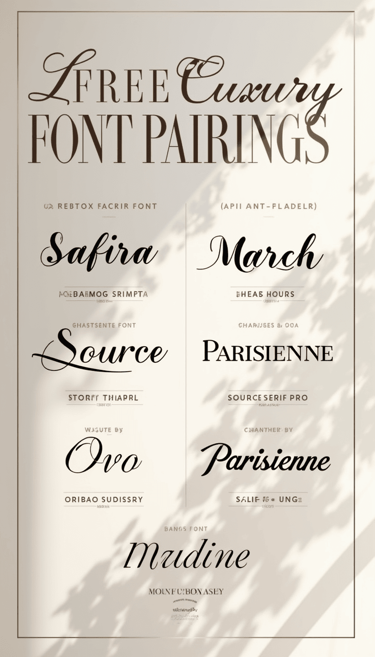 Elegant Script Fonts for Logo and Typography Design💫