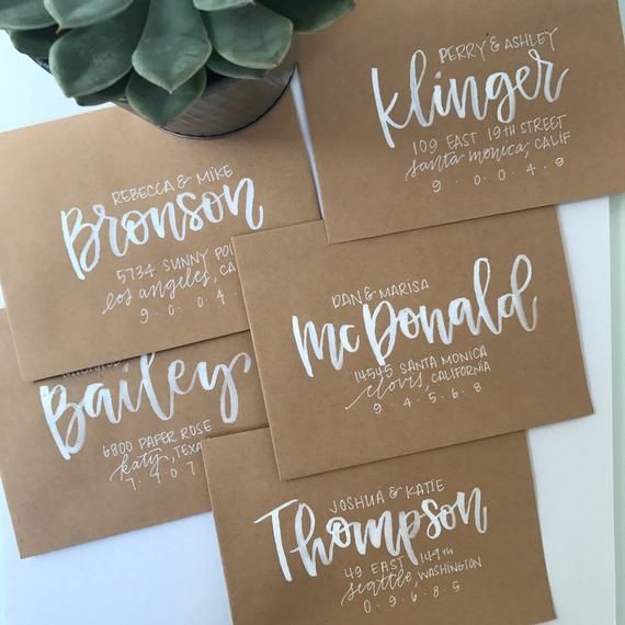 Wedding Wednesdays: How to Address Your Wedding Invitations