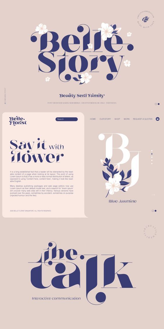 ️ Belle Story — Beauty Serif Font