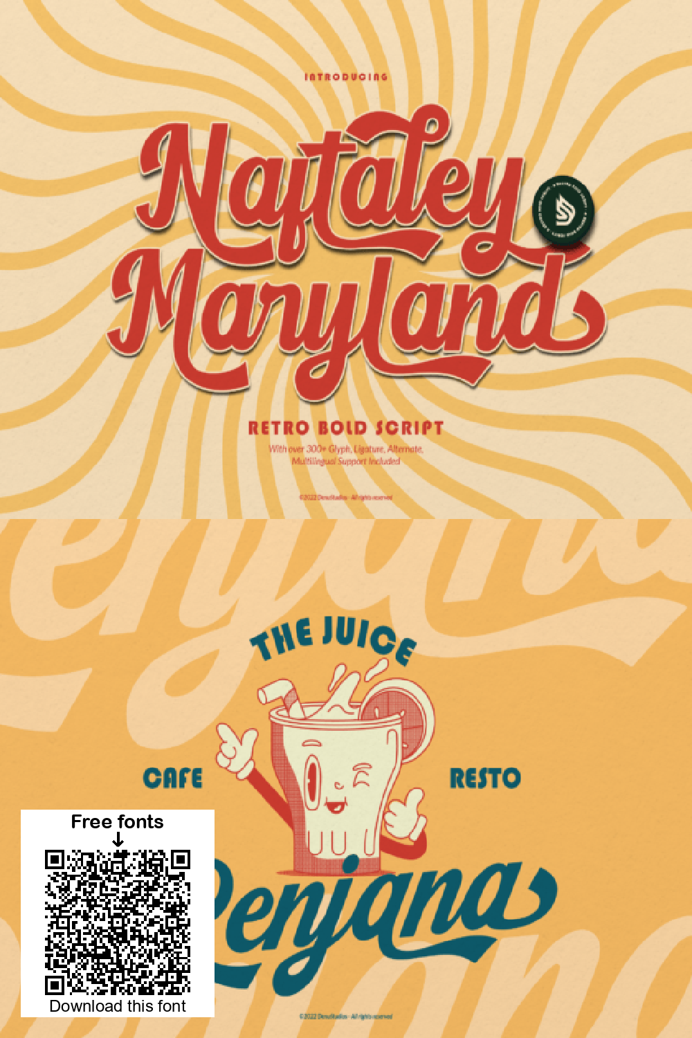 Naftaley Maryland Font