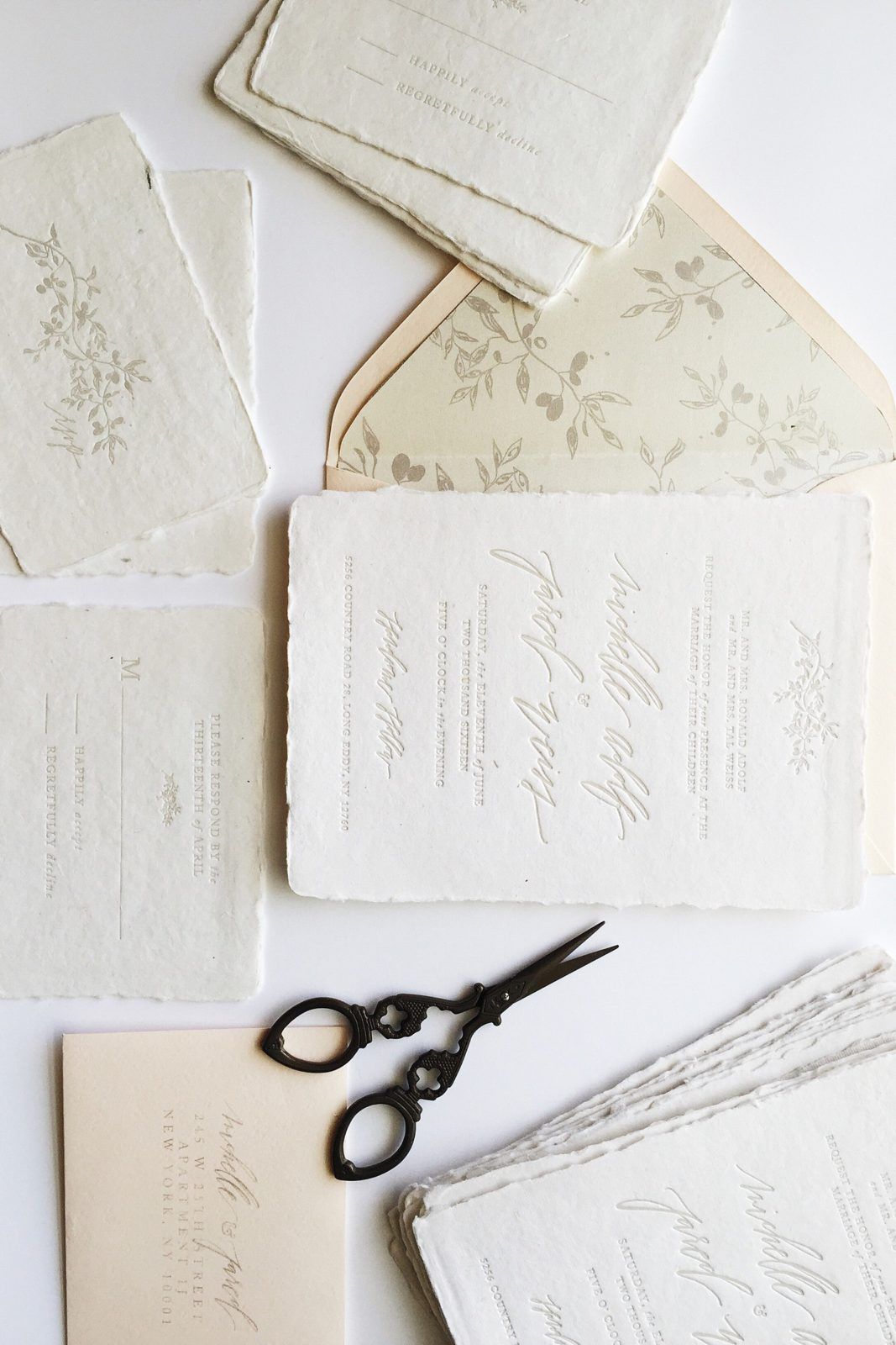 Paris Is For Lovers — Romantic Calligraphy Invitation Suite