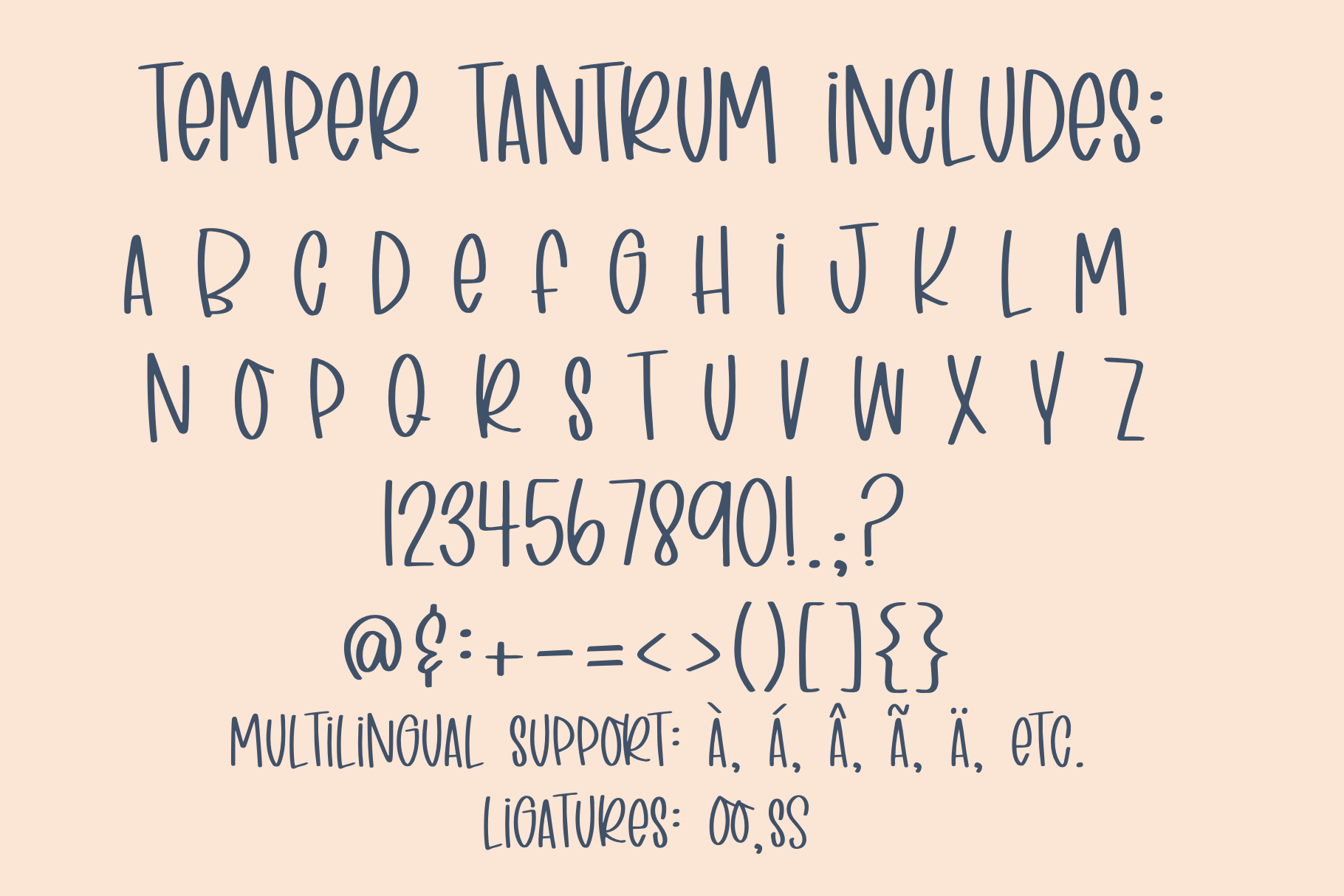 Temper Tantrum,cute Handwritten Font by Designing Digitals | Creative Market