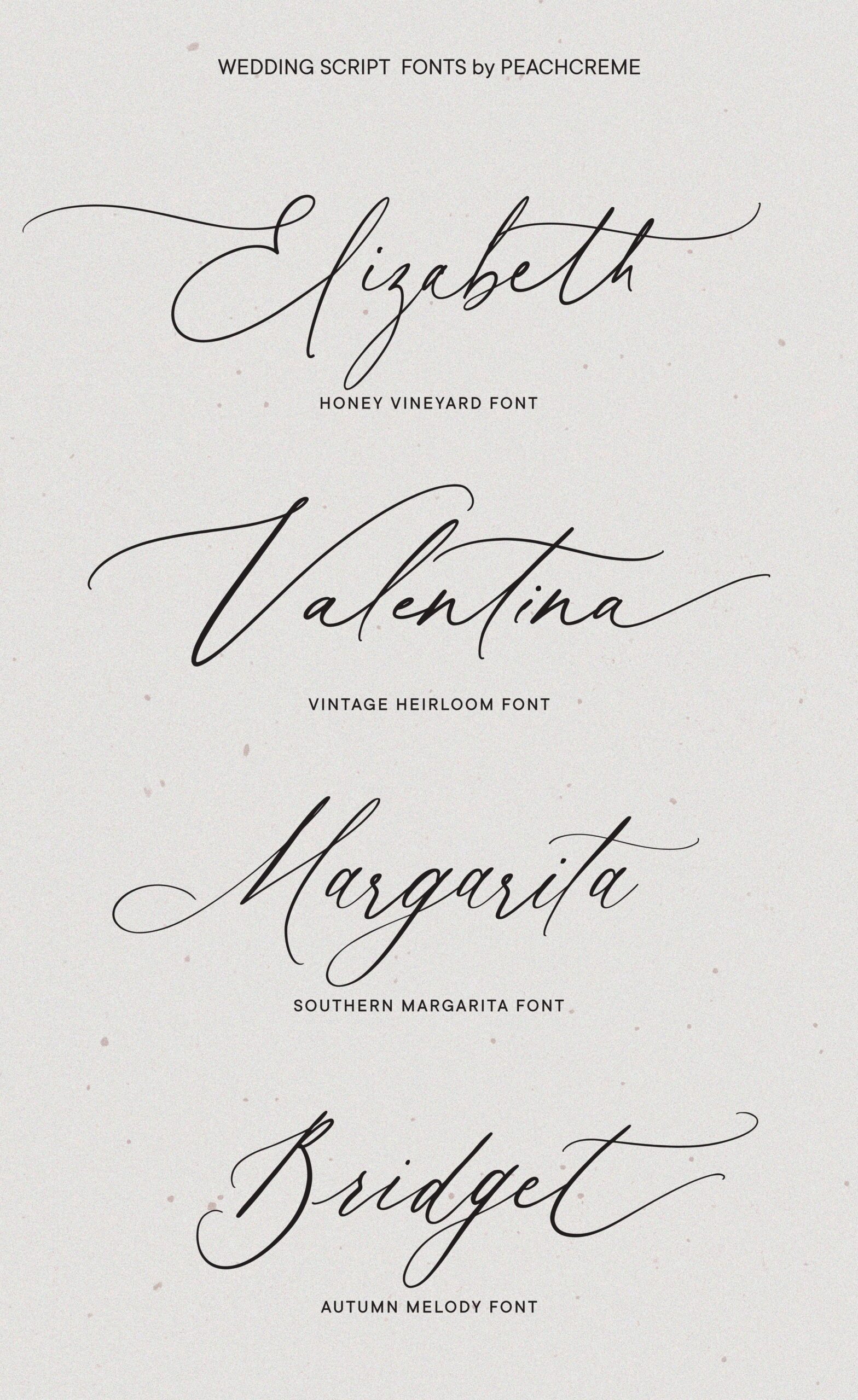 Wedding Fonts