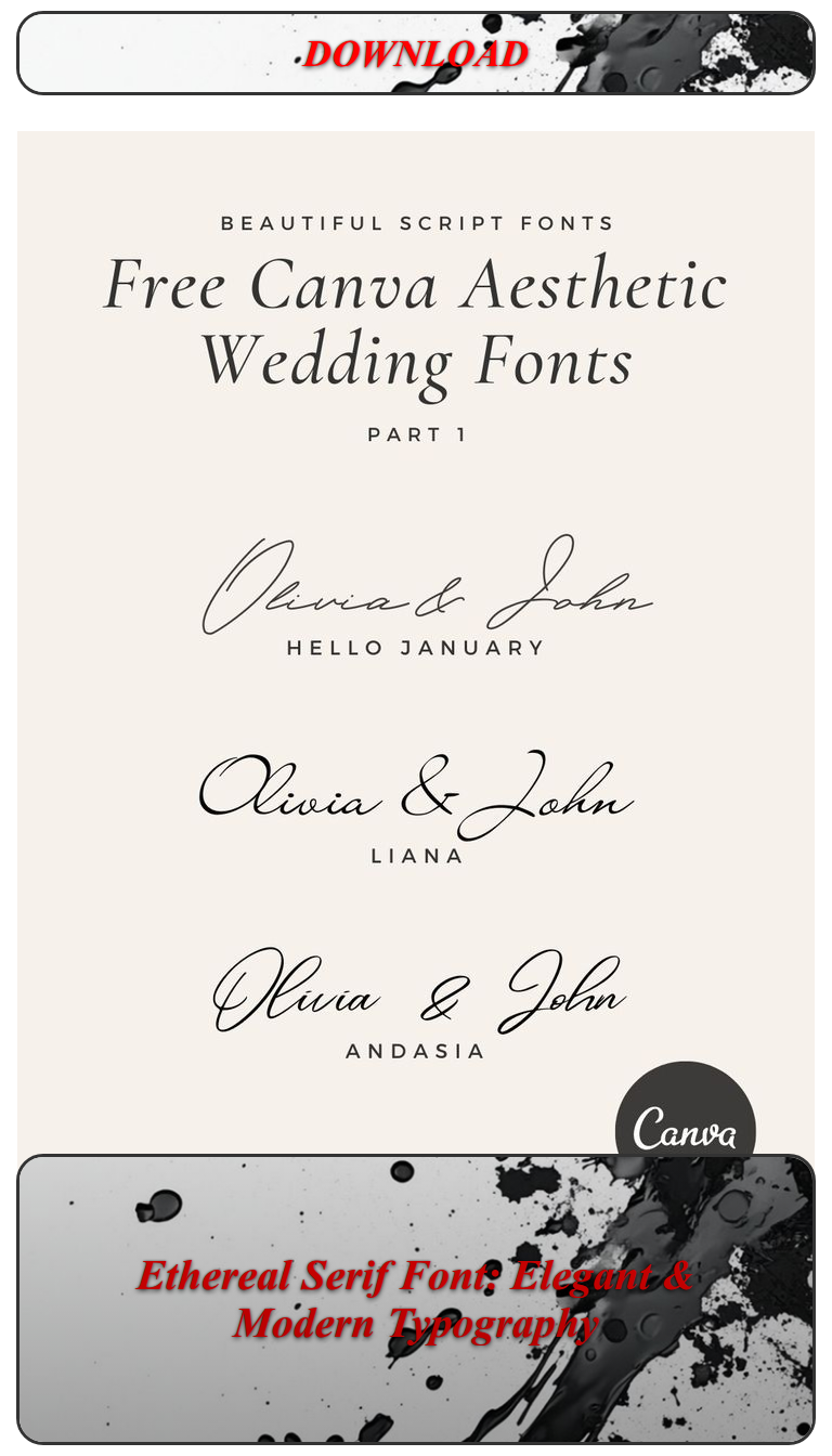 Ethereal Serif Font: Elegant & Modern Typography