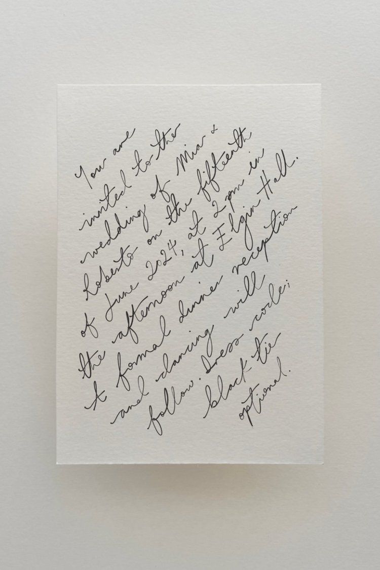 Handwritten Wedding and Event Invitations: The Hand Lettered Scribble Style — Lyrah Studio