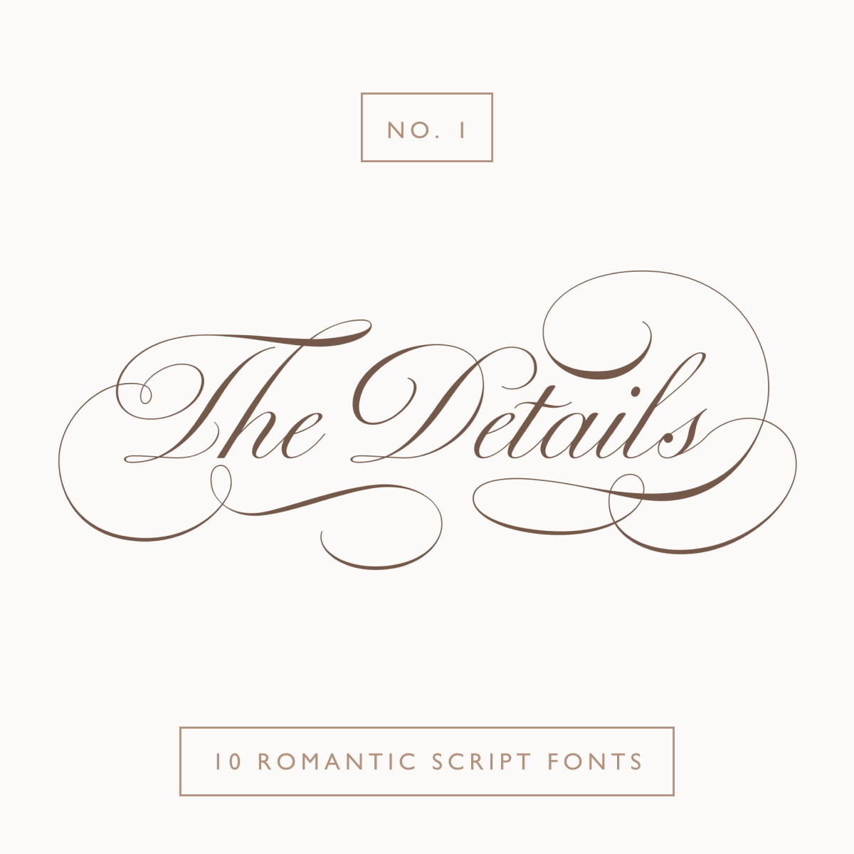 The Details — Script Wedding Font by Blessed Print
