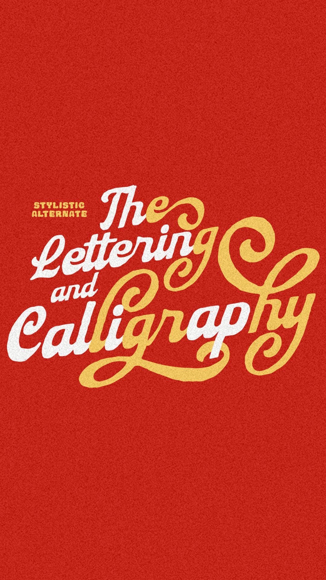 Organic Calligraphy Lettering