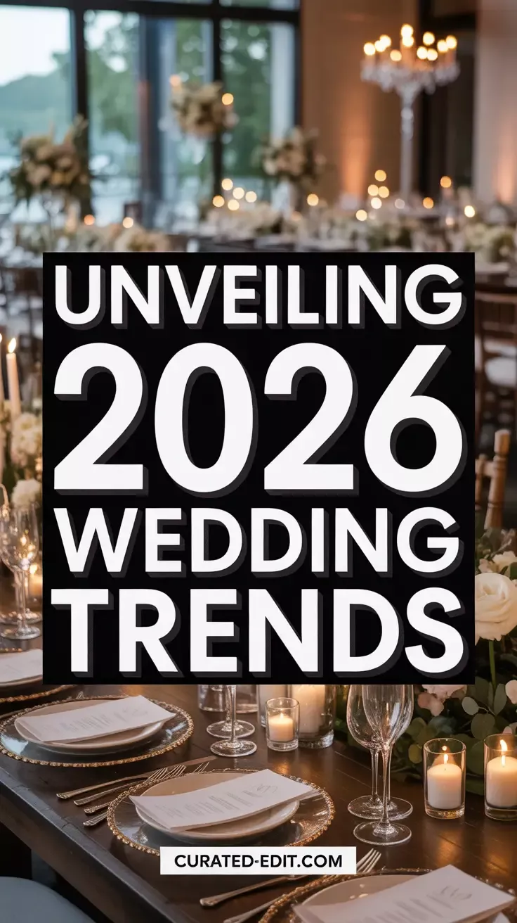 Revealing Wedding Trends for 2026