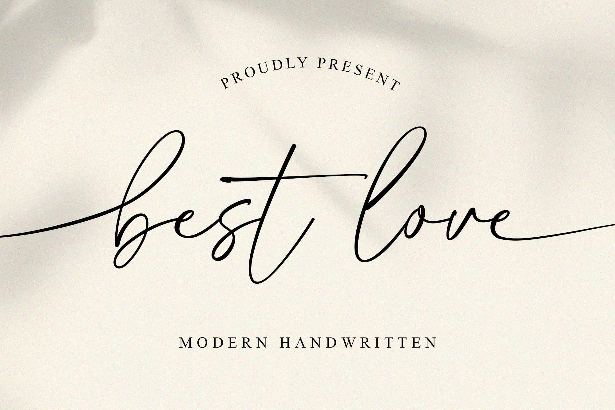 Best Love — A Romantic Font by Mjb Letters | Creative Market