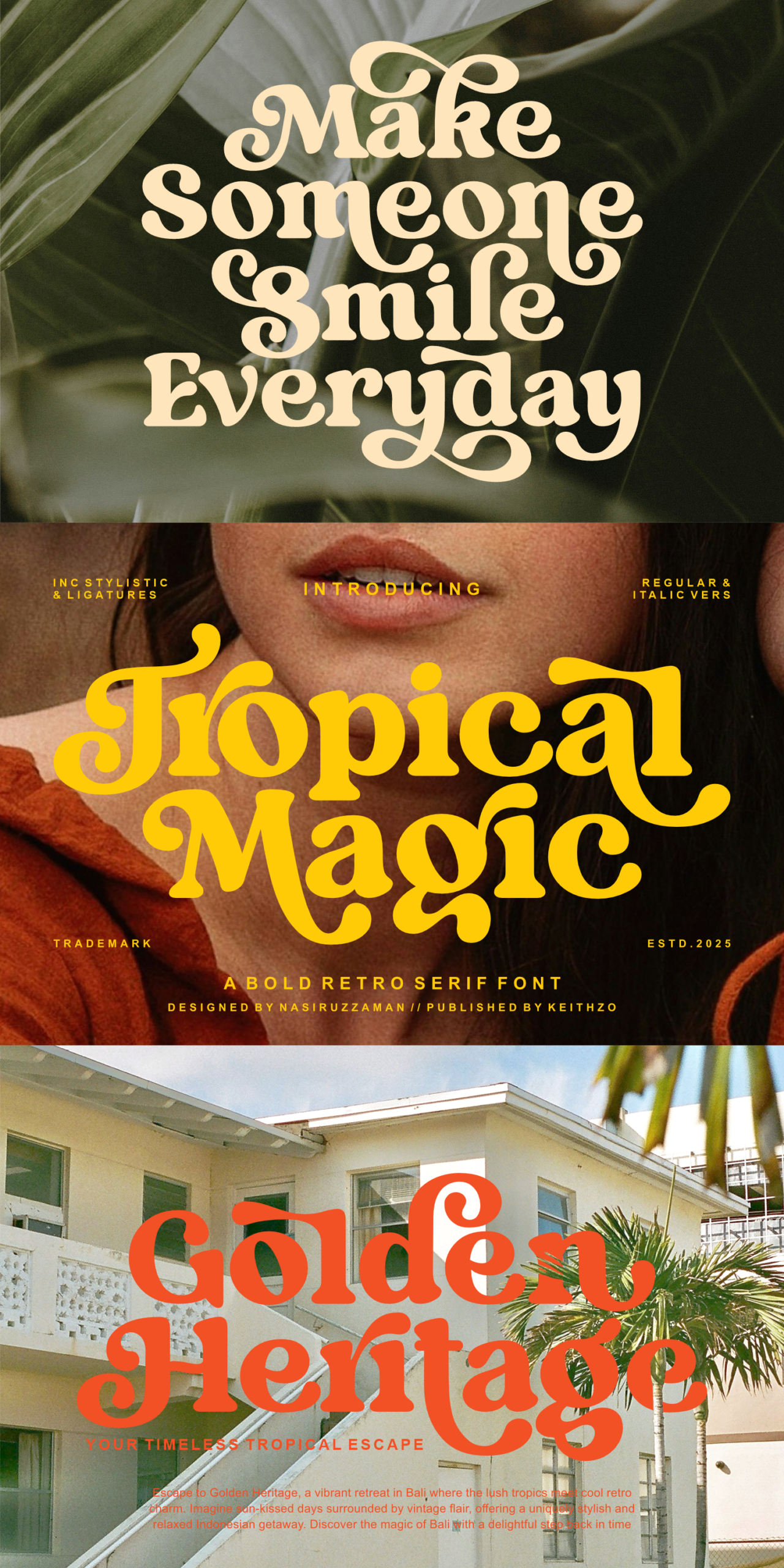 Tropical Magic Font