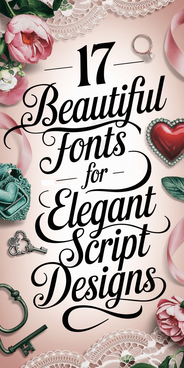 17 Beautiful Fonts With Tails For Elegant Script Designs