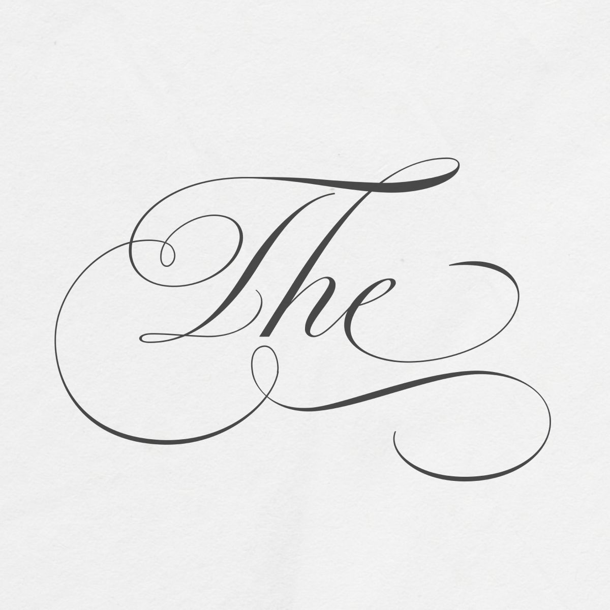 The Word “The” – Beyond Perfection Calligraphy