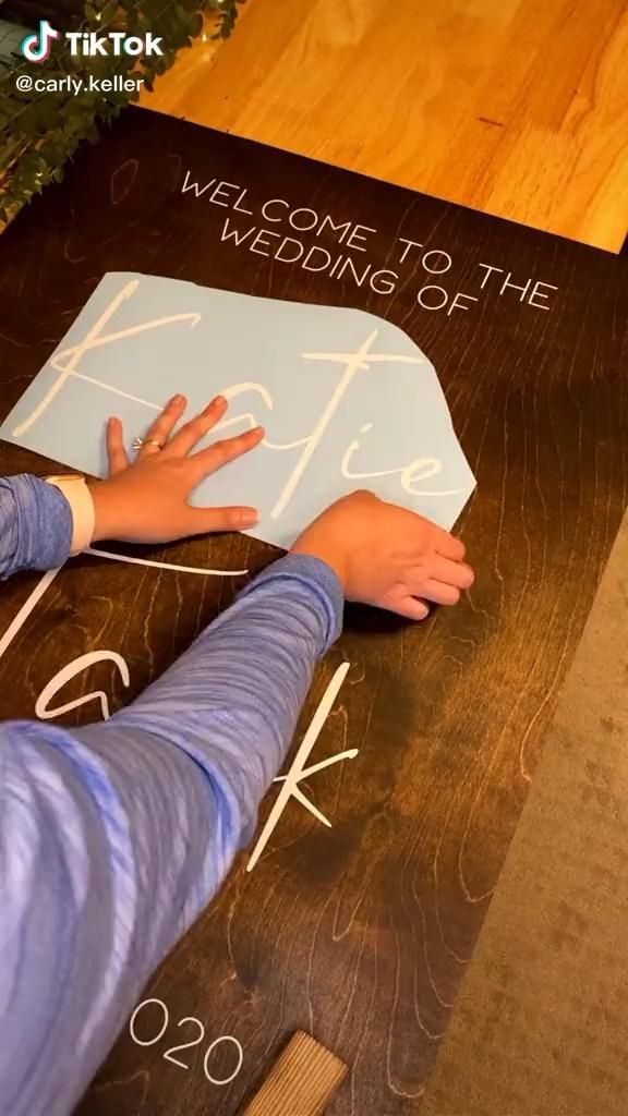 How to Make A Wedding Sign