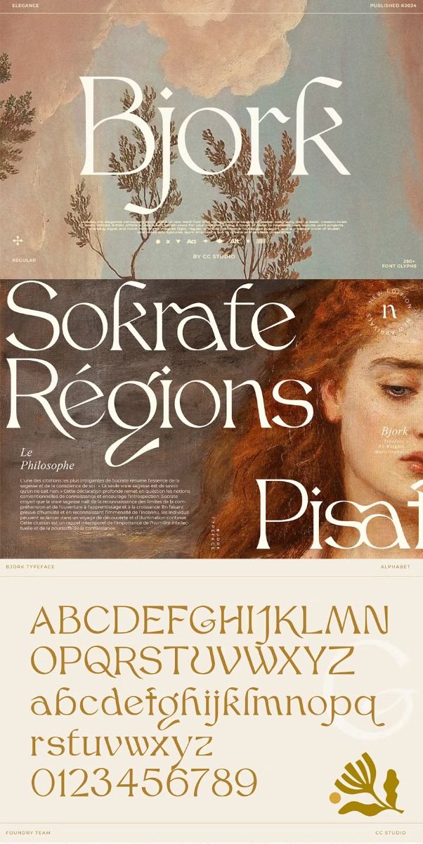 Bjork Serif Typeface Font