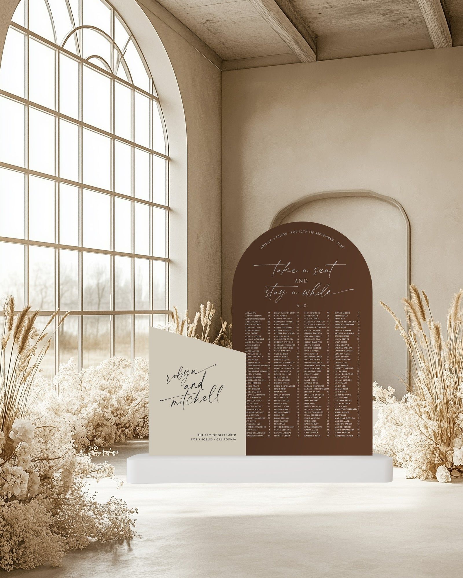 Blase Arch Seating Chart