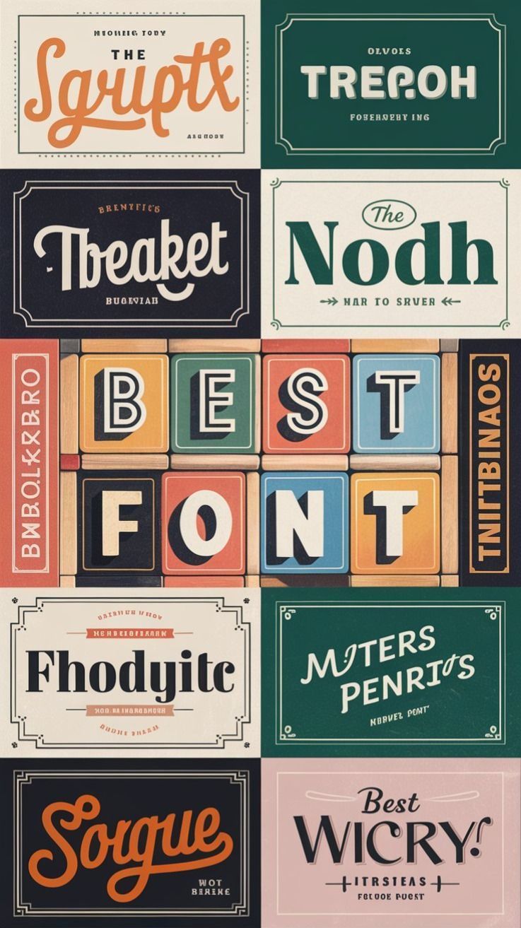 Discover the Best Fonts for Your Next Project!💖