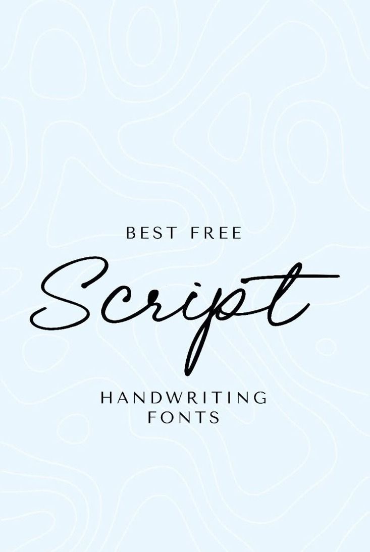 The Best Free Script Handwriting Fonts