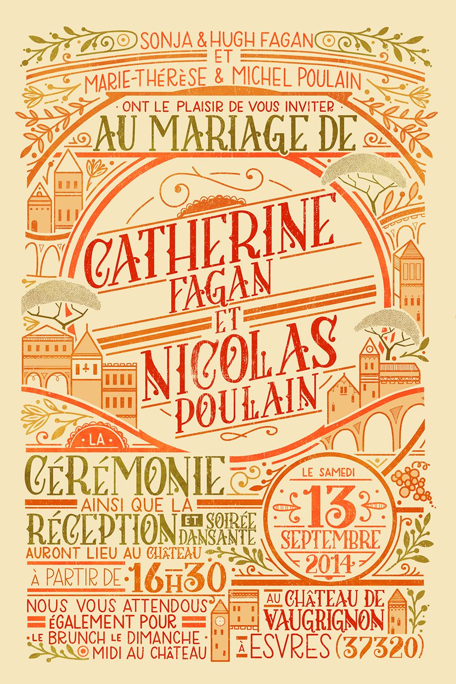 French Wedding Invites — Livy Long