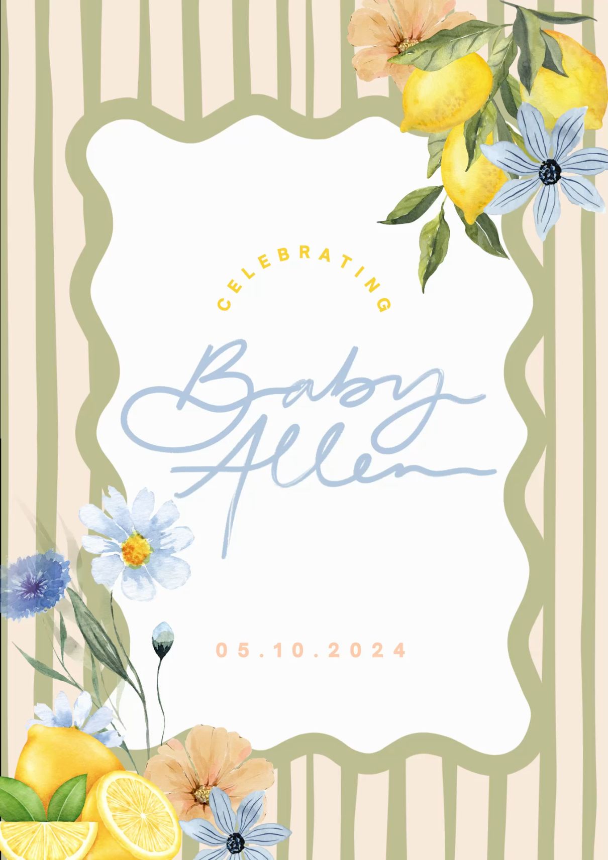 Baby shower design 🦢