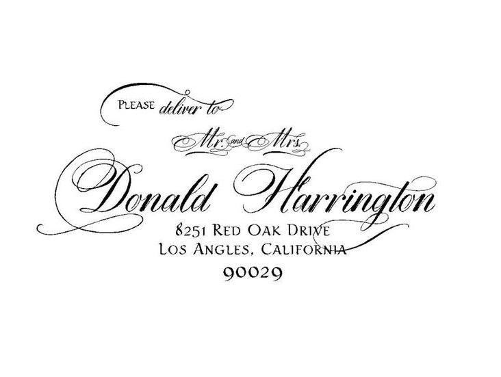 Wedding Invitation with Dom Loves Mary Calligraphy Font — Paperblog