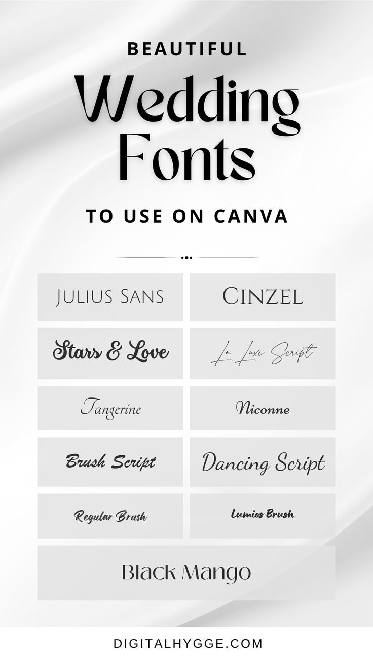 Beautiful Wedding Fonts | Wedding fonts, Lettering fonts, Vintage fonts