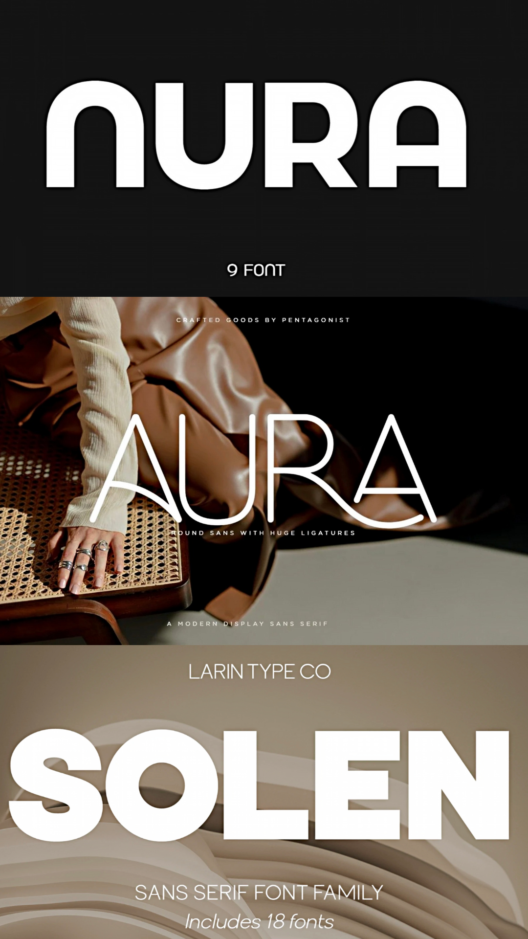 3 free fonts for you