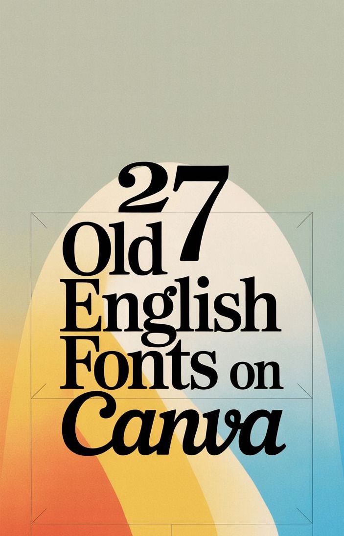 27 Old English Fonts on Canva for Classic, Vintage Designs
