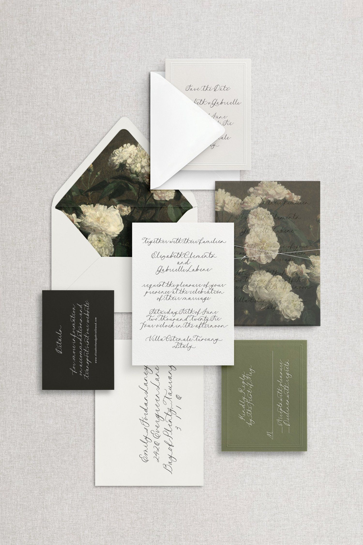 Shop Wedding Invitations | Elegant Designs Awaits — Michaela McBride Calligraphy