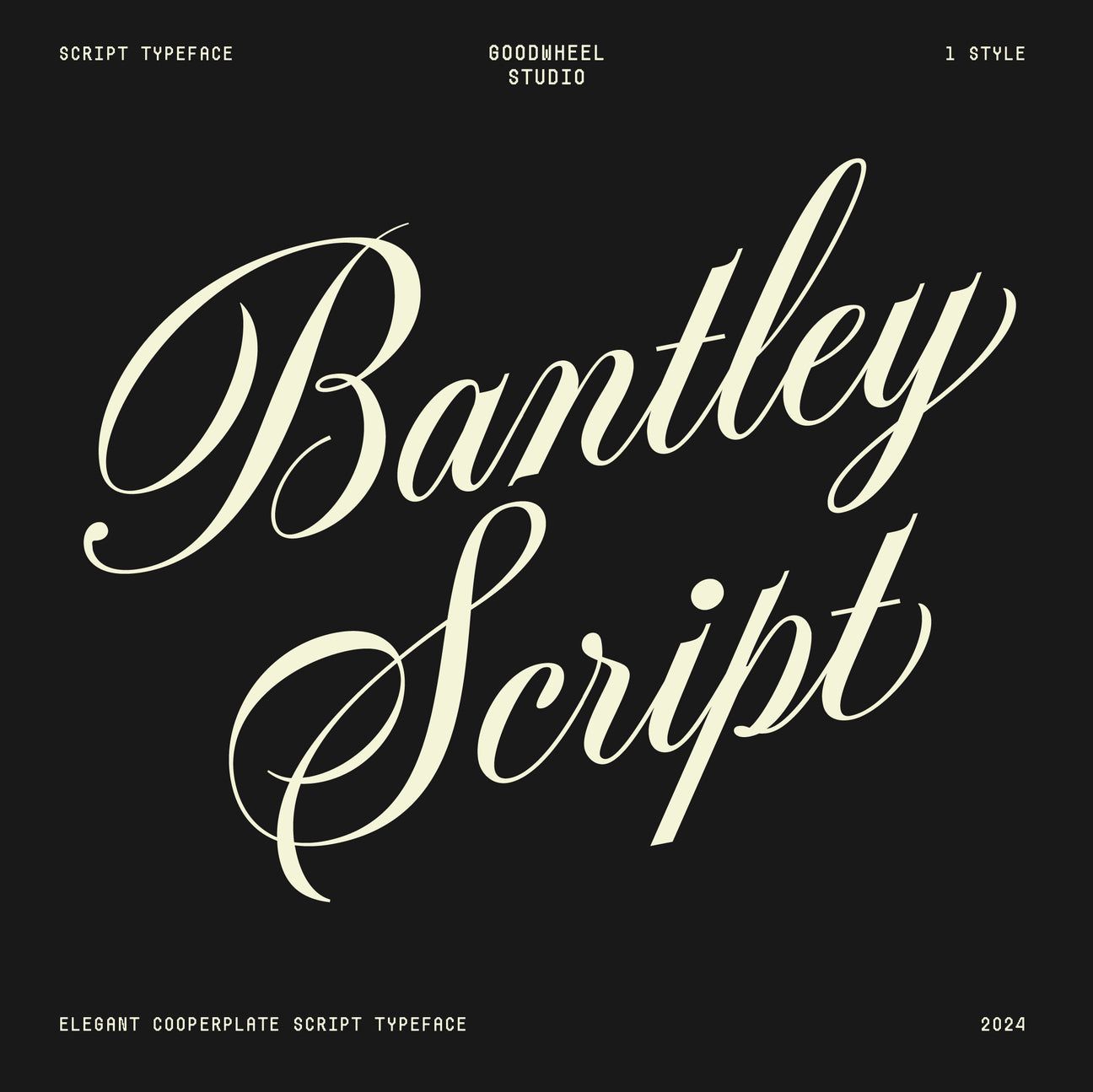 Vintage Fonts — Bantley Script