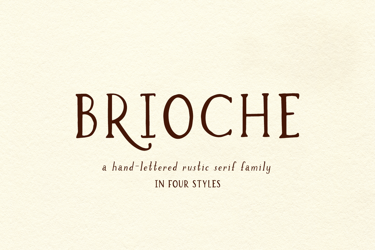 ⭐️ Brioche Rustic Serif Font Family by Beck McCormick, starting at .00