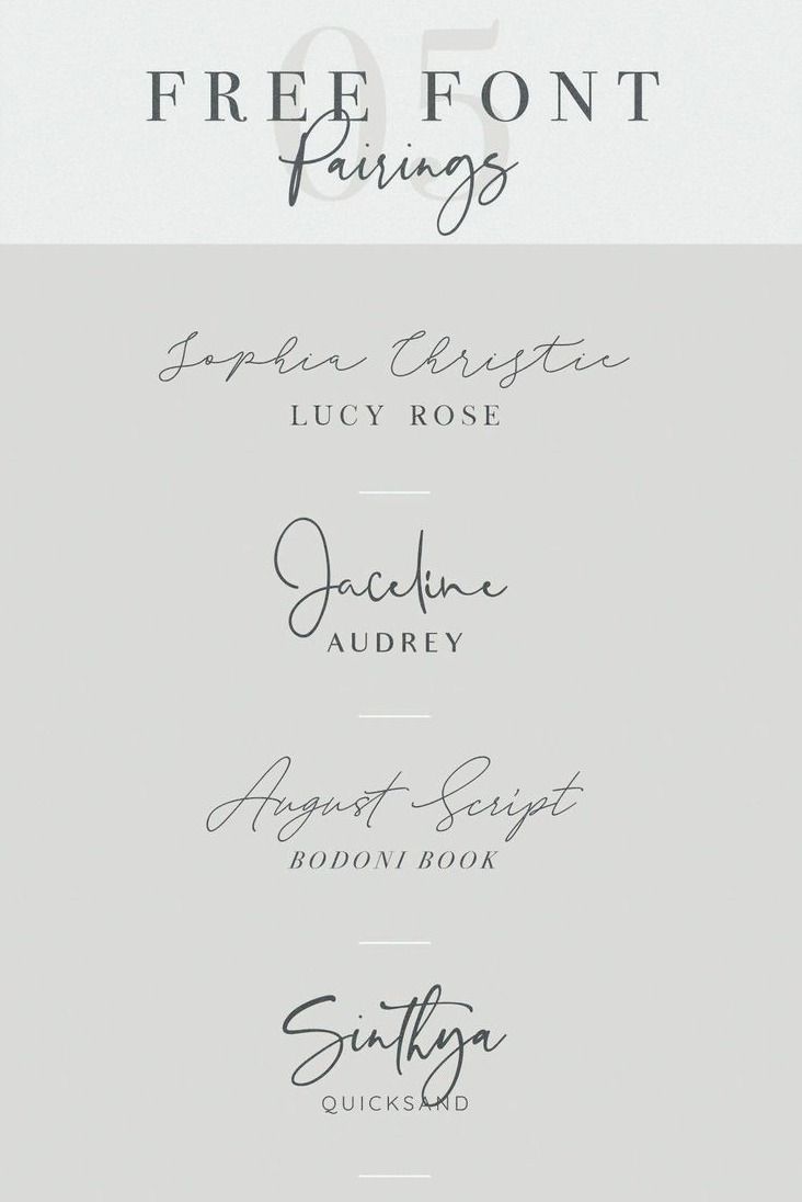 Harmonious Type Combinations