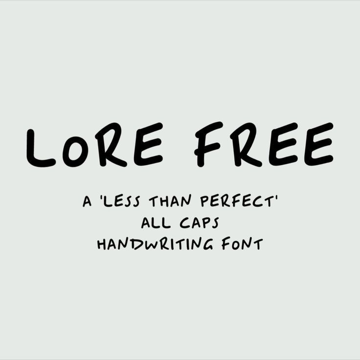 LORE Free Font