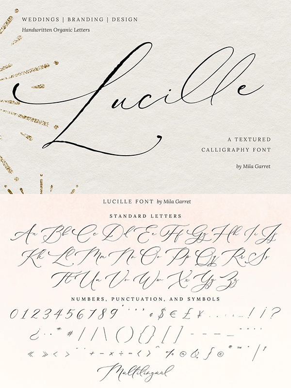 25+ Gorgeous Wedding Fonts for Your Big Day | Graphic Design Junction