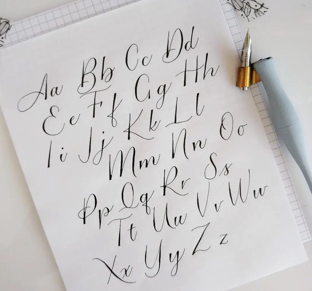19 Calligraphy Alphabet Examples For All Your Projects